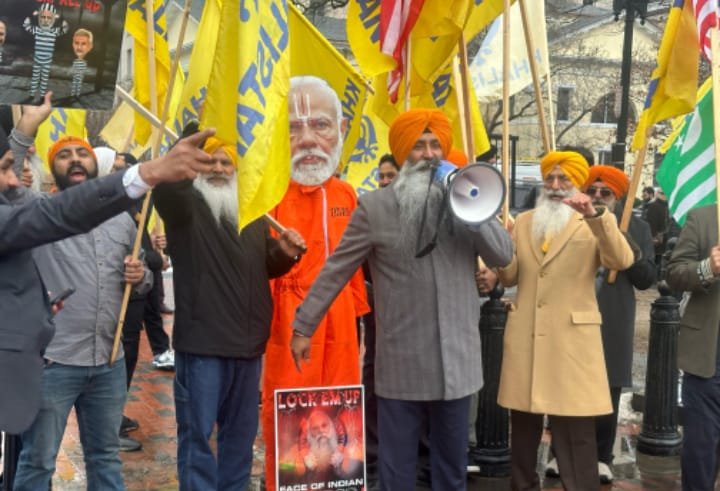 “ਵਿਸ਼ਵ ਸਿੱਖ ਪਾਰਲੀਮੈਂਟ ਵੱਲੋਂ ਵਾਸ਼ਿੰਗਟਨ  ਡੀਸੀ ਵਾਈਟ ਹਾਊਸ ਦੇ ਬਾਹਰ ਮੋਦੀ ਸਰਕਾਰ ਦੀ ਸਿੱਖਾਂ ਅਤੇ ਹੋਰ ਘੱਟ ਗਿਣਤੀਆਂ ਵਿਰੁੱਧ ਮਨੁੱਖੀ ਅਧਿਕਾਰਾਂ ਦੀ ਉਲੰਘਣਾ ਵਿੱਚ  ਕਥਿਤ ਭੂਮਿਕਾ ਹੋਣ ਵਿਰੁੱਧ ਰੋਸ ਰੈਲੀ ਦਾ ਕੀਤਾ ਆਯੋਜਿਤ : ਭਾਈ ਹਿੰਮਤ ਸਿੰਘ