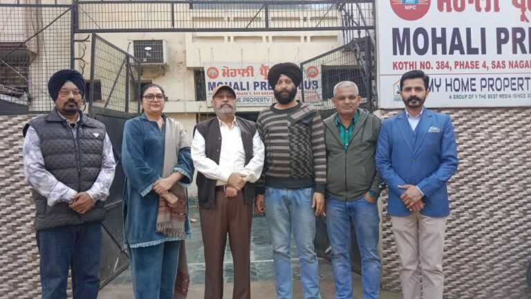 ਨਵੀਂ ਪੱਤਰਕਾਰ ਜਥੇਬੰਦੀ ਦੀ ਕਾਰਜਕਾਰੀ ਕਮੇਟੀ ਦੀ ਹੋਈ ਚੋਣ…